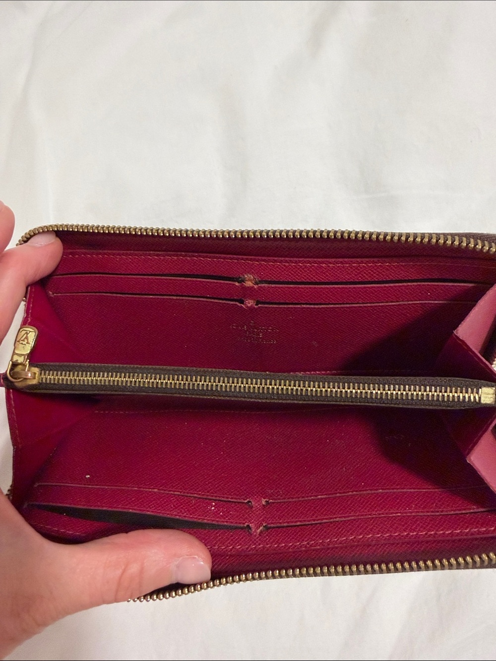 Louis Vuitton Monogram Zip Wallet - Brown and Tan - Picture 5 of 7